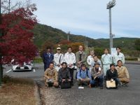 御津スポーツパーク駐車場での集合写真